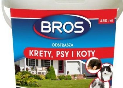 Bros odstrasza krety, psy i koty 450ml