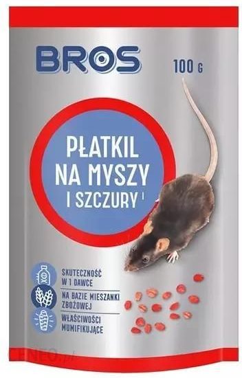 Bros Płatki Na Myszy I Szczury 100G