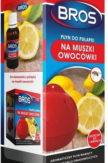 Bros płyn do pułapki na muszki owocówki 30 ml