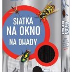 Bros Siatka Na Okno Na Owady 150X180 Czarna