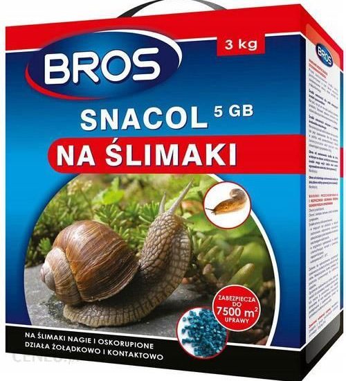 Bros Snacol Granulat Na Ślimaki 05Gb 3Kg
