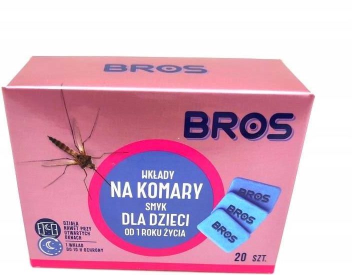 Bros – Wkłady Do Elektro Na Komary Dla Dzieci 20Sz