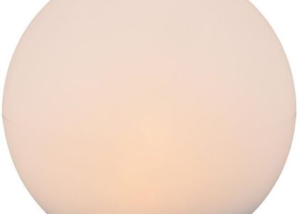 Buitenlamp Met Grondpin Wit 30 Cm Oplaadbaar Met Solar Gabriel