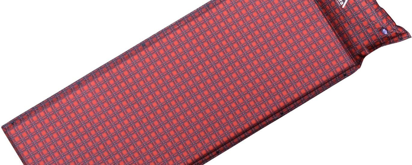 Cattara Turystyczna mata samopompująca z podgłówkiem KILT, 190x60x3,8 cm