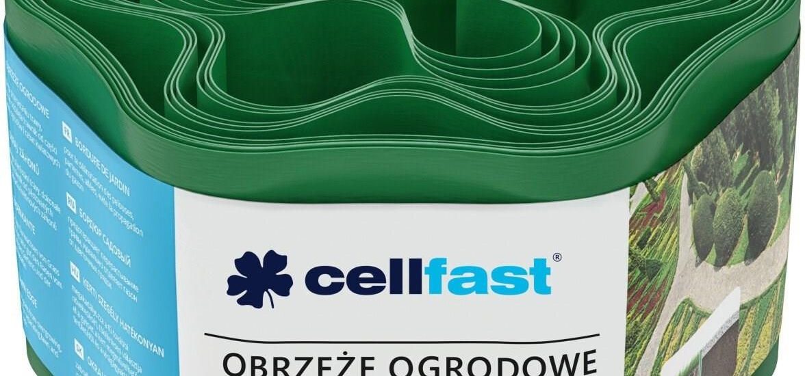 Cellfast Obrzeże ogrodowe 10cm Zielone 9m (30001H)