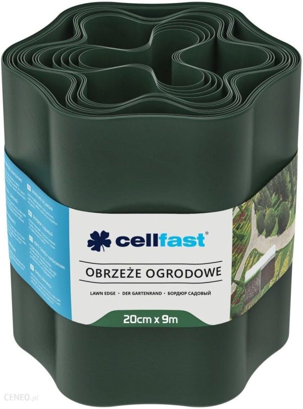 Cellfast Obrzeże ogrodowe 20cm Ciemnozielone 9m (30023H)