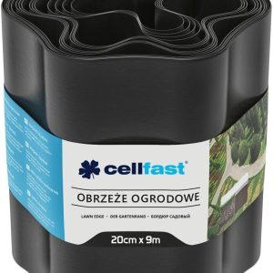 Cellfast Obrzeże ogrodowe 20cm Czerń 9m (30033H)