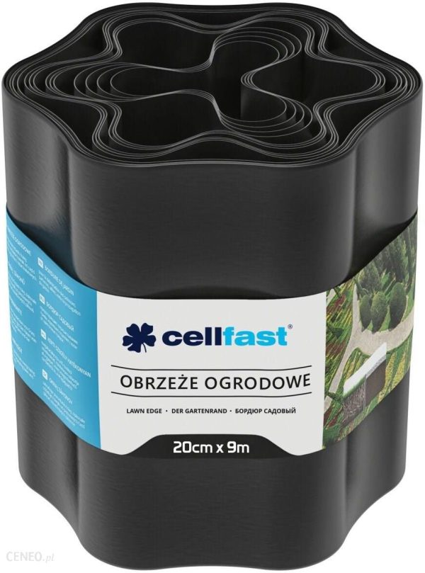Cellfast Obrzeże ogrodowe 20cm Czerń 9m (30033H)