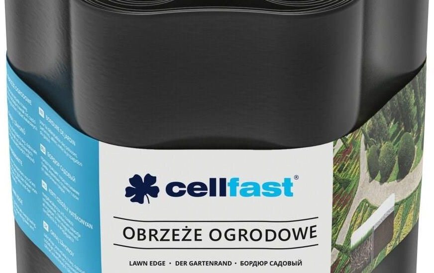 Cellfast Obrzeże ogrodowe 20cm Czerń 9m (30033H)