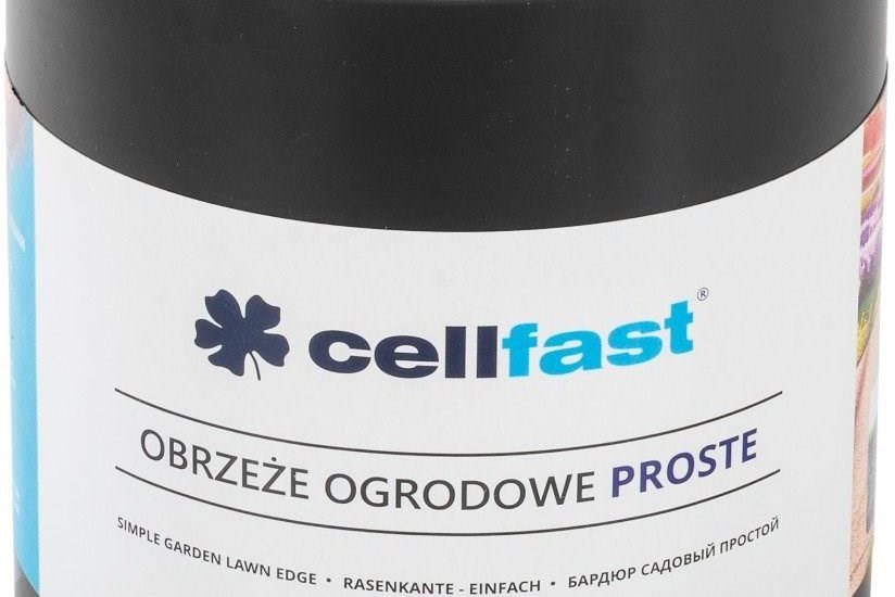 Cellfast Obrzeże ogrodowe proste 15cm Czarne 9m (30232H)