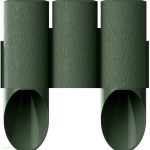Cellfast Palisada ogrodowa 3 MAXI 13,5cm Zielona 2,1m (34012)