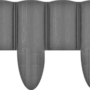 Cellfast Palisada ogrodowa 4 ECO 17cm Grafitowa 2,4m (34054)