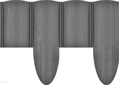 Cellfast Palisada ogrodowa 4 ECO 17cm Grafitowa 2,4m (34054)