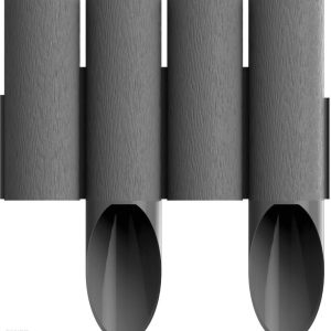 Cellfast Palisada ogrodowa 4 STANDARD 14,5cm Grafitowa 2,3m (34044)