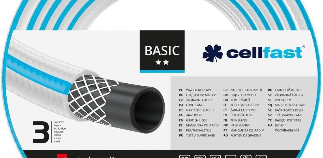 Cellfast Wąż ogrodowy BASIC 1/2″ 30m (10401)