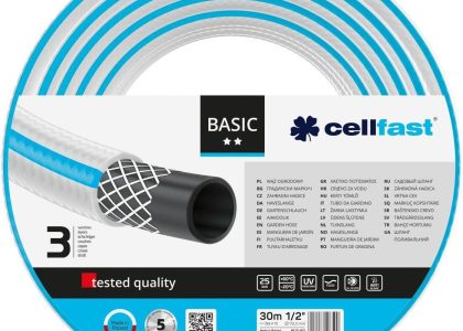 Cellfast Wąż ogrodowy BASIC 1/2″ 30m (10401)