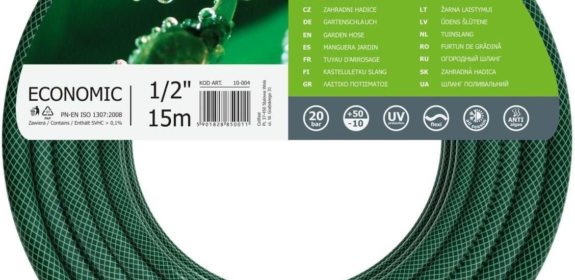 Cellfast Wąż ogrodowy ECONOMIC 1/2″ 15m (10004)