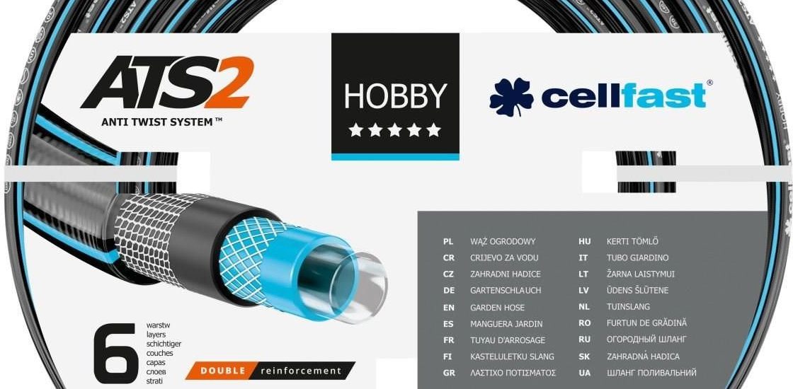 Cellfast Wąż ogrodowy HOBBY ATS2 3/4″ 50m (16221)