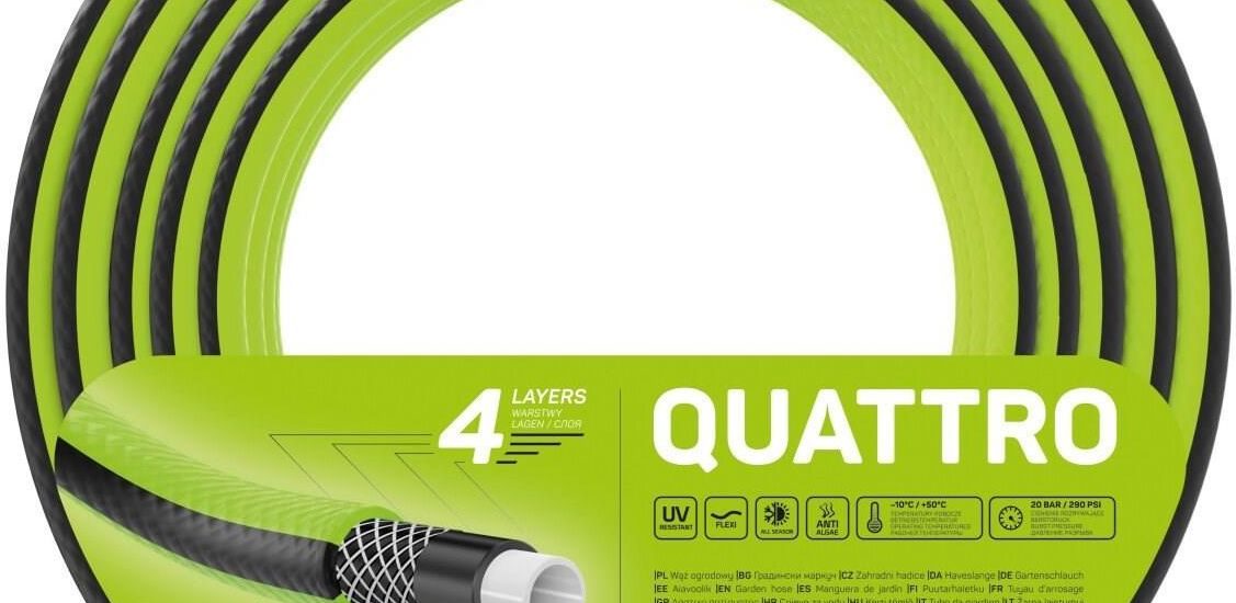 Cellfast Wąż ogrodowy QUATTRO 1″ 10m (10086)