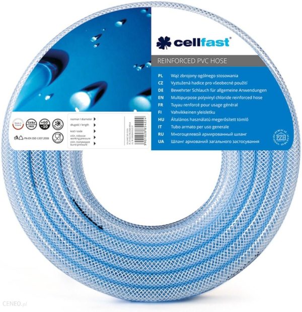 Cellfast Wąż zbrojony ogólnego stosowania 10x3mm 50m (20105)