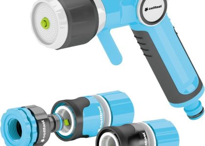 Cellfast Zestaw ERGO ze zraszaczem pistoletowym wielofunkcyjnym 1/2″ – 5/8″ (53530)