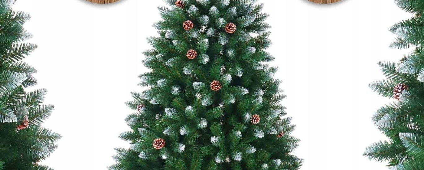 Choinka Sztuczna Sosna Diamentowa 210Cm Stojak
