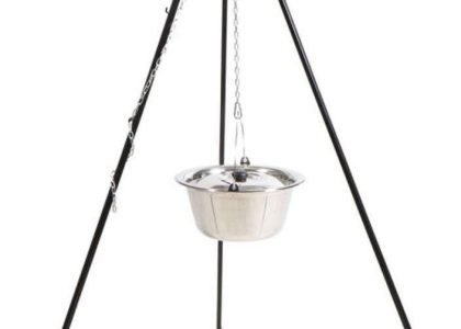 Cookking Kociołek Węgierski Nierdzewny Na Trójnogu 14L 180Cm