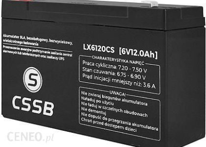 CSSB Żelowy 6V 12Ah