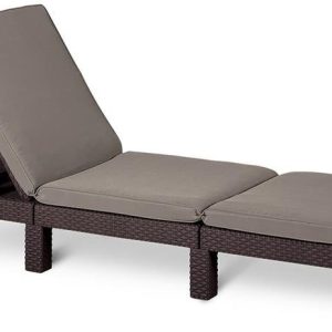 Curver Leżak ogrodowy DAYTONA Brown