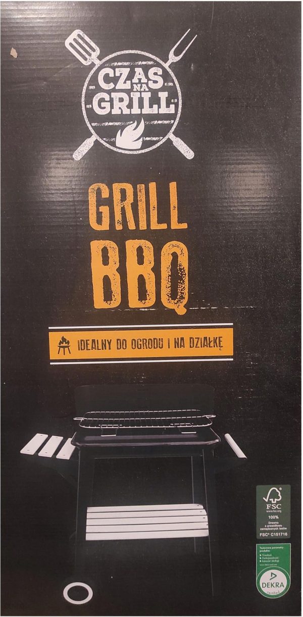 Czas Na Grill Węglowy 44 5x60cm Bbq