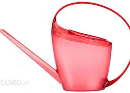 Czerwona Konewka Domowa Scheurich Loop 1,4L Transparentna