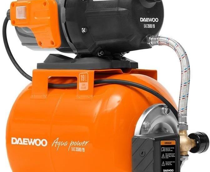Daewoo Das 3500/19 Zestaw Pompa Hydroforowa + Zbiornik 19L