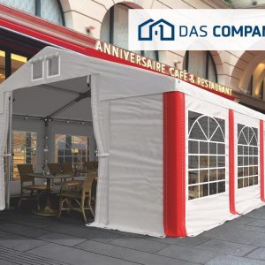 Das Company 5x10x2m Całoroczny namiot cateringowy ogrodowy handlowy bankietowy WINTER 50m2 D055K0A3000211111121211