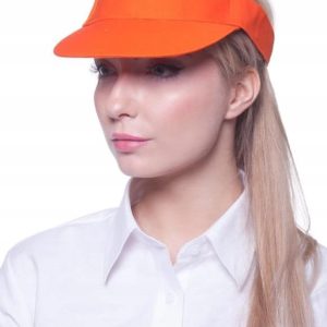 Daszek mały czapka gastronomiczna pomarańczowa