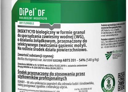 Dipel Wg 0,5kg Ekologiczny Owadobójczy Gąsienice