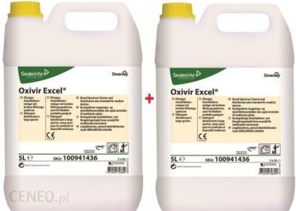 Diversey Oxivir Excel Skoncentrowany Płyn Do Dezynfekcji Powierzchni 2X5L