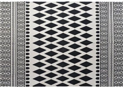 Dkd Home Decor Emaga Dywan Czarny Biały 120X180X0 7 Cm 484491