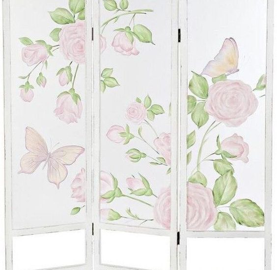 Dkd Home Decor Parawan Drewno Nylon 150X2,5X180Cm (S3033726)