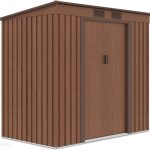 Domek Gospodarczy Do Ogrodu Oregon 7X4 Walnut