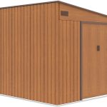 Domek Gospodarczy Na Narzędzia Jasper 9X10 Oak Brown