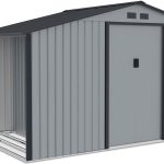 Domek Ogrodowy Drewutnia Madison 9X6 Light Grey