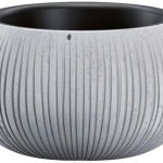 Donica Betonowa Beton Bowl Śr.37cm Plastikowa Szara