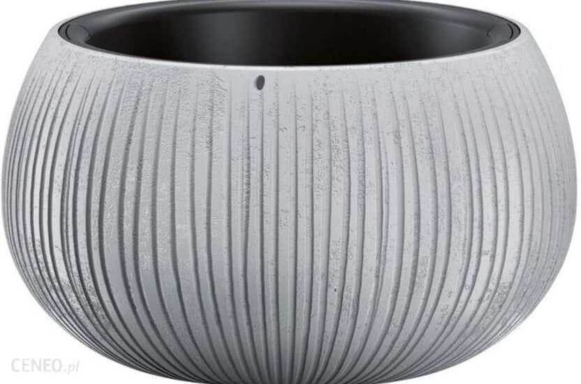Donica Betonowa Beton Bowl Śr.37cm Plastikowa Szara