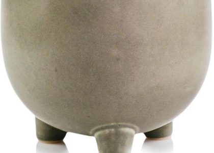 Donica Ceramiczna Na Nóżkach Khaki