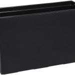Donica-Kwietnik Werbena 56X19X36.5 cm Czarna Lamela
