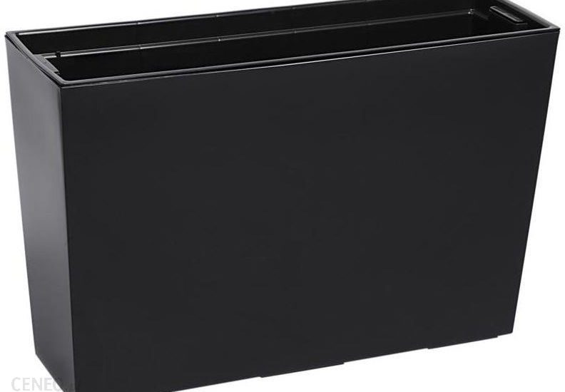 Donica-Kwietnik Werbena 56X19X36.5 cm Czarna Lamela