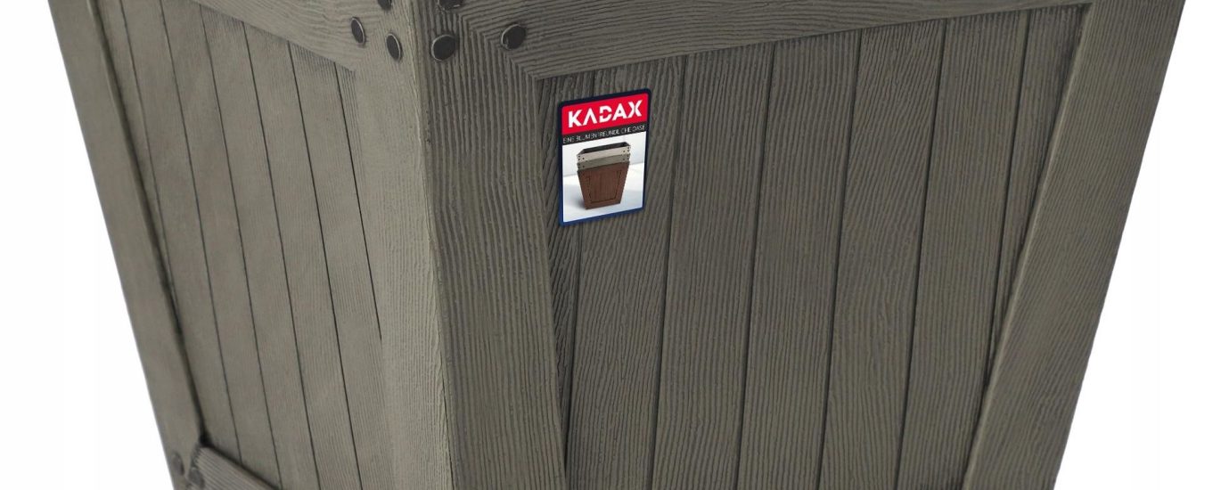 Donica Osłonka Na Balkon Taras Na Kwiaty Szara