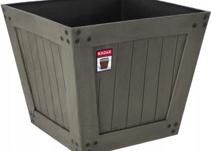 Donica Osłonka Na Balkon Taras Na Kwiaty Szara