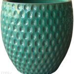 Donica Szkliwiona Azurro Śr.26cm Zielona
