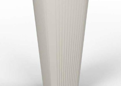 Doniczka Design Muza Krem 39cm Z Wkładem H: 81cm